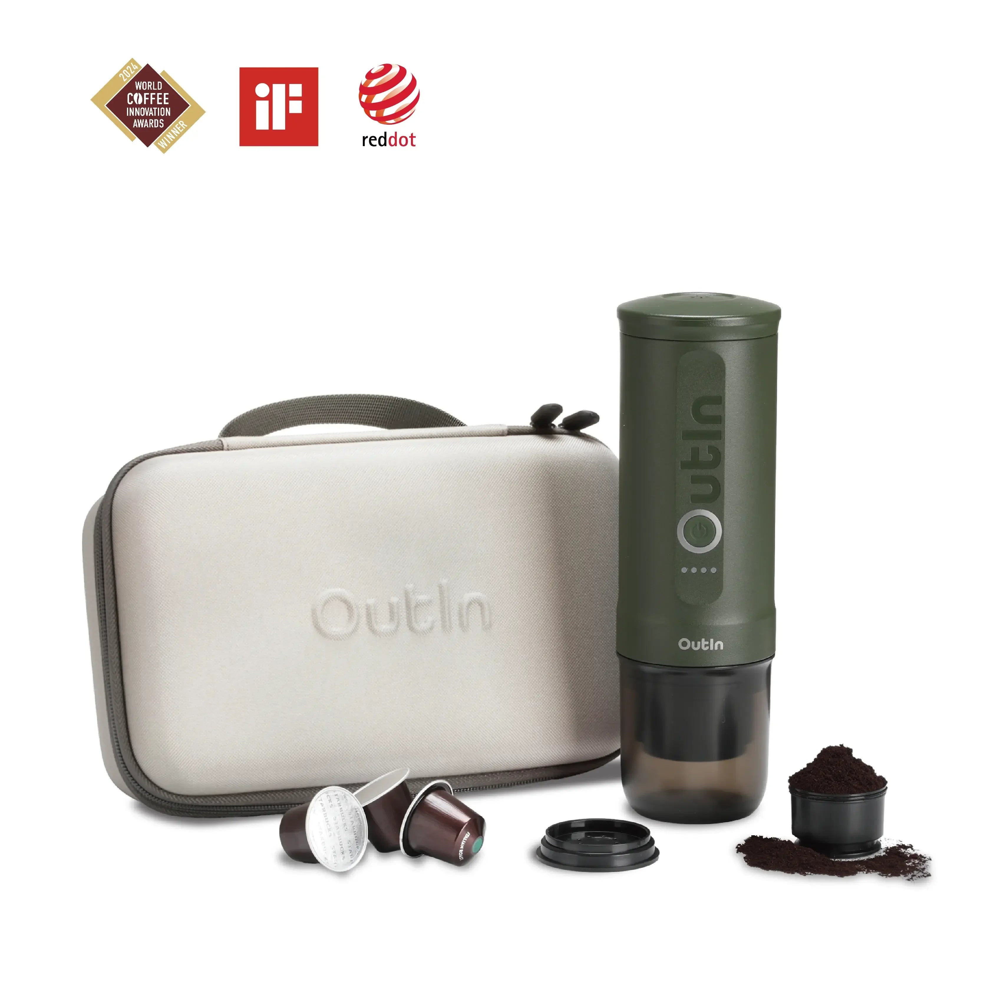 Traveler Espresso Gift Set (Forest Green)