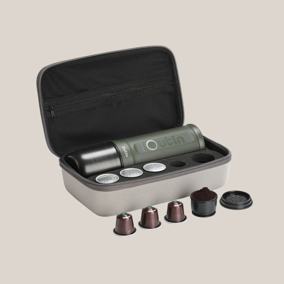 Traveler Espresso Gift Set (Forest Green)