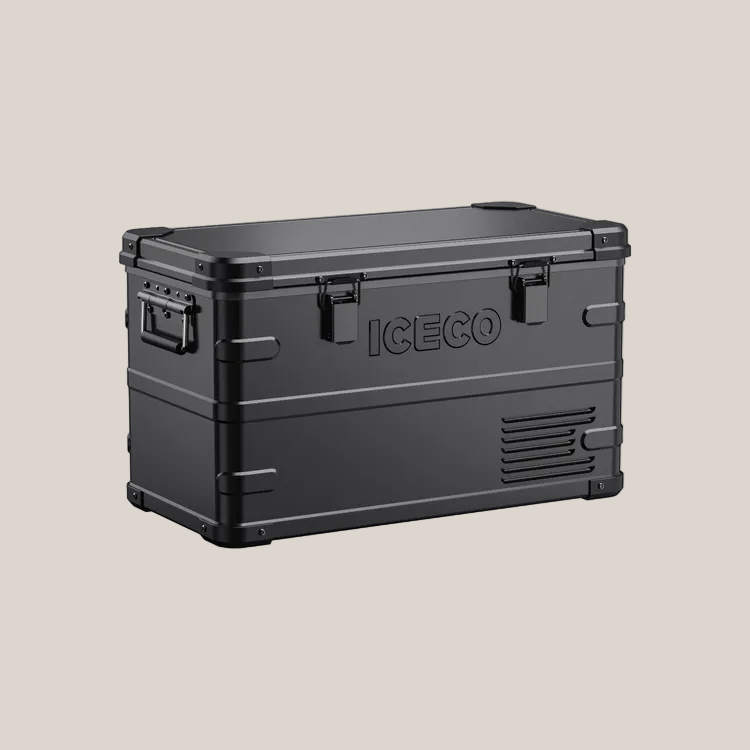 APL35 Dual Zone Aluminum 12V Portable Fridge Freezer - Black