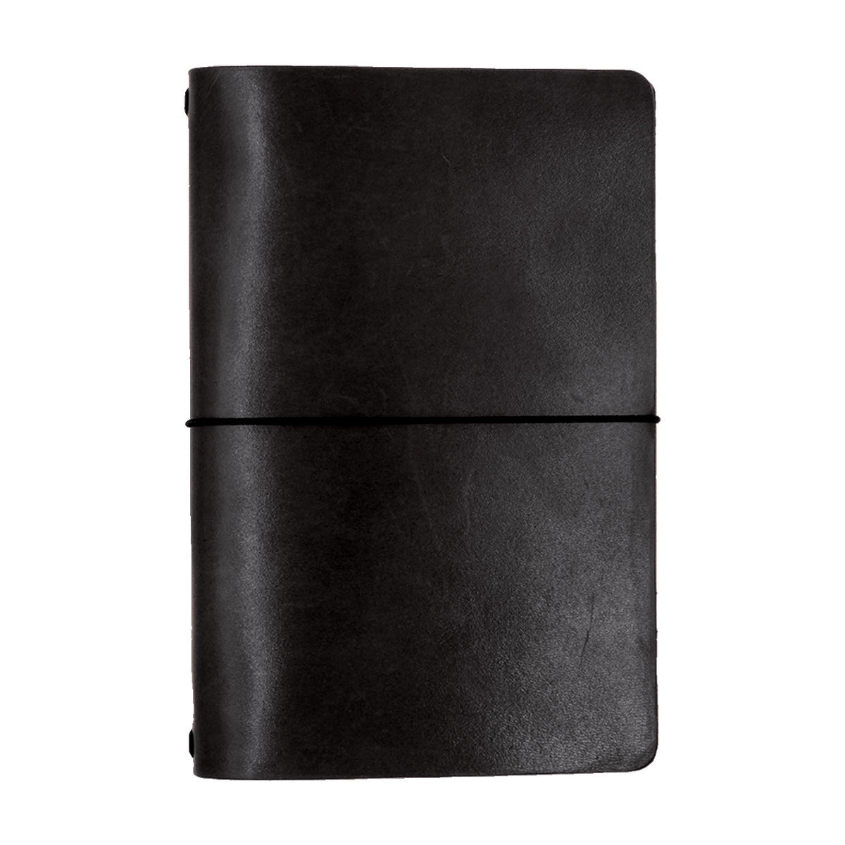 Refillable Leather Journal with Elastic Bands