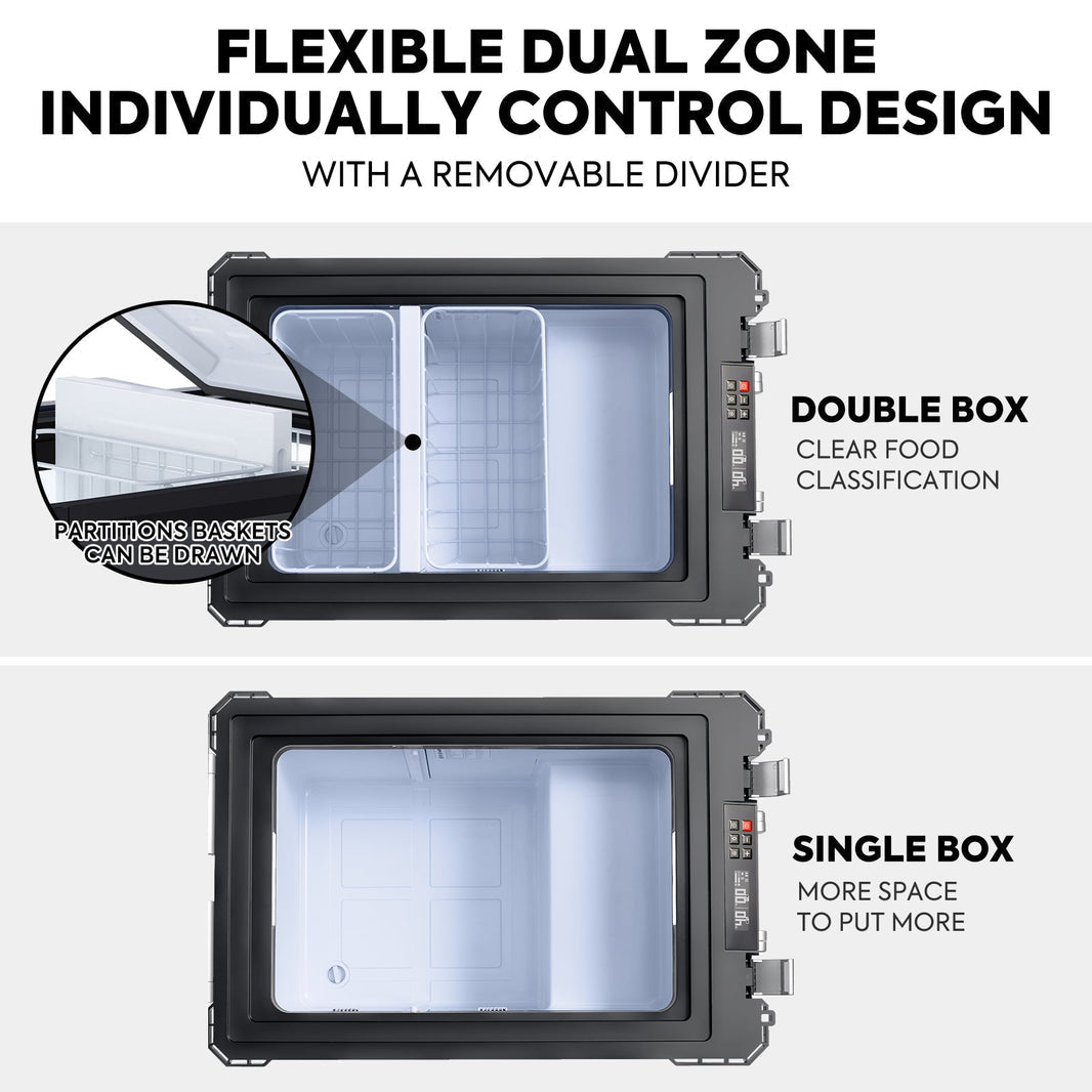 APL55 Dual Zone 12 Volt Fridge