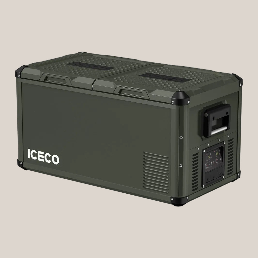 VL75ProD Olive 12V Heavy Duty Fridge Freezer