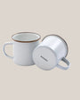 Enamel Cup (Set of 2) - Tea & Coffee Mug