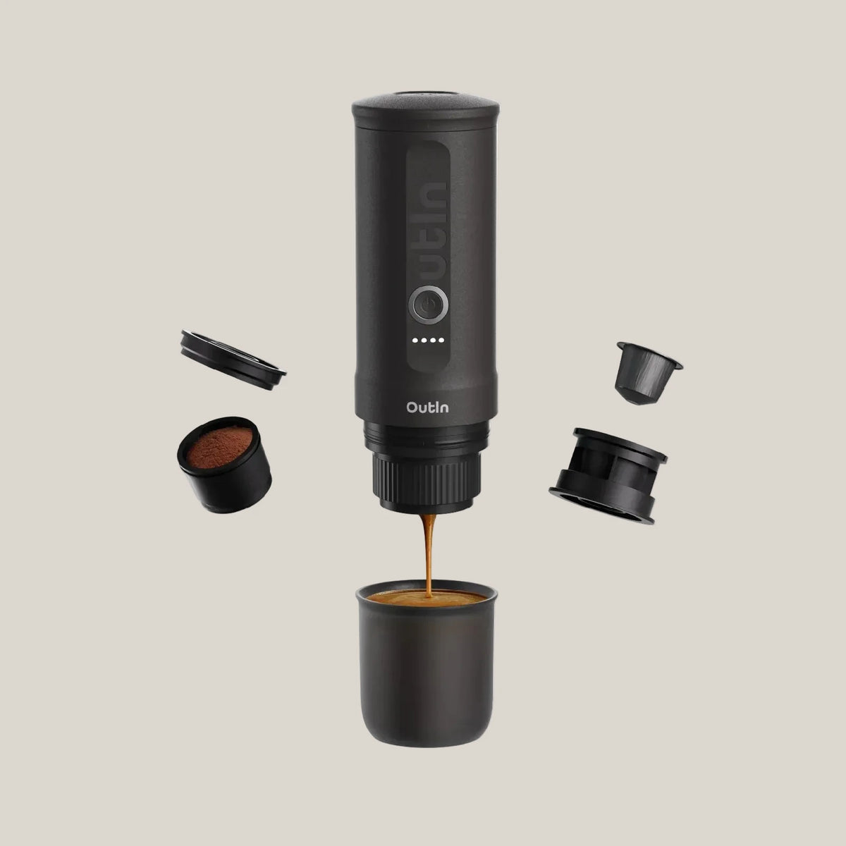 Nano Portable Espresso Machine (Space Grey)