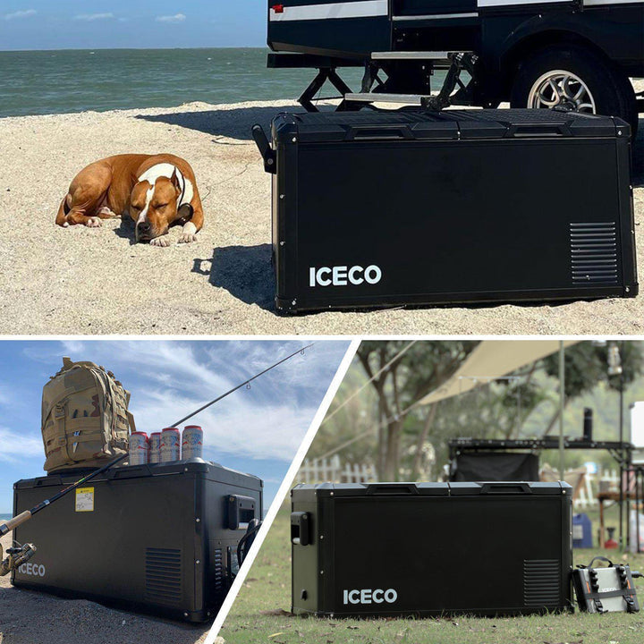 VL90ProD Dual Zone RV 12 volt Fridge Plug in Cooler