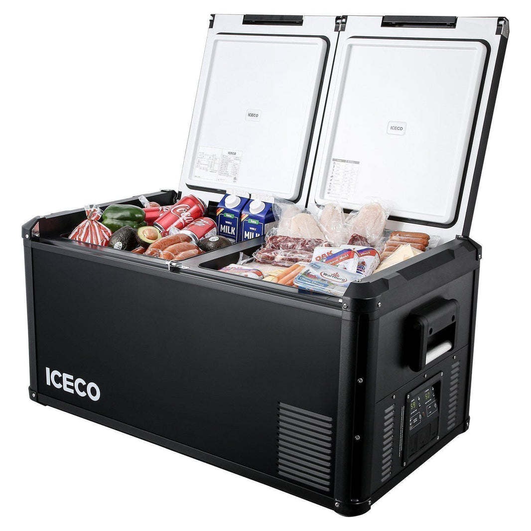 VL90ProD Dual Zone RV 12 volt Fridge Plug in Cooler