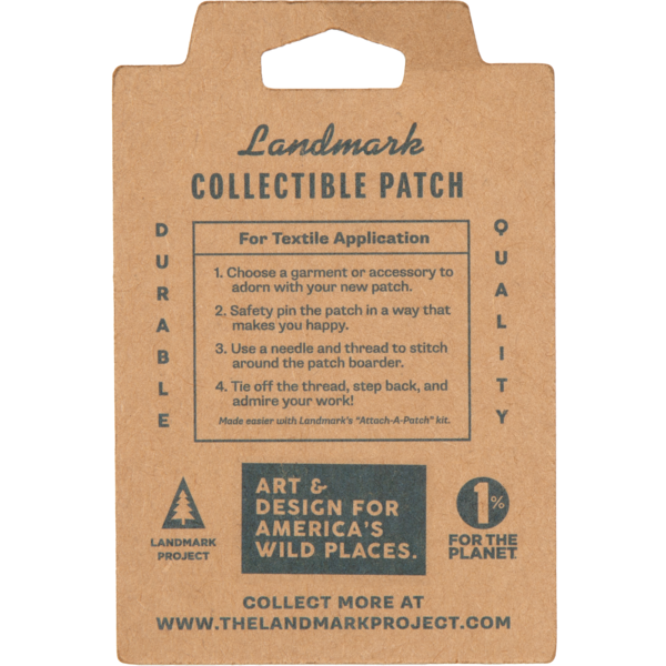 Leave No Trace Outdoor Ethics Embroidered Patch