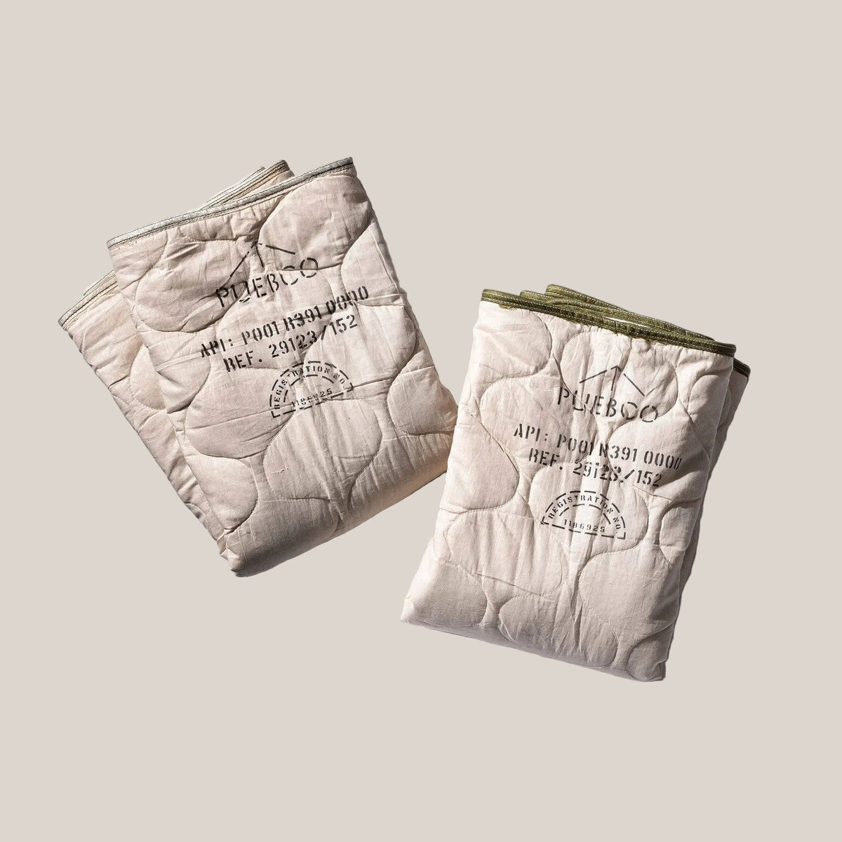 Vintage Parachute Line Quilted Blanket