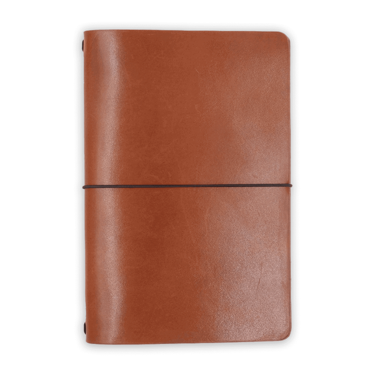 Refillable Leather Journal with Elastic Bands