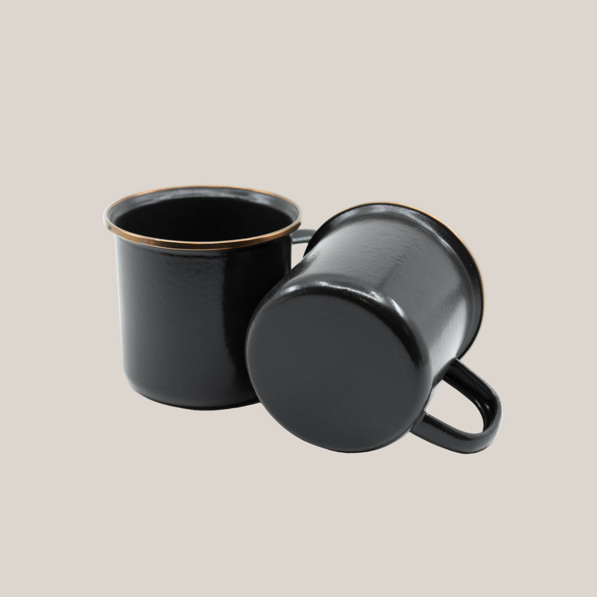 Enamel Cup (Set of 2) - Tea & Coffee Mug