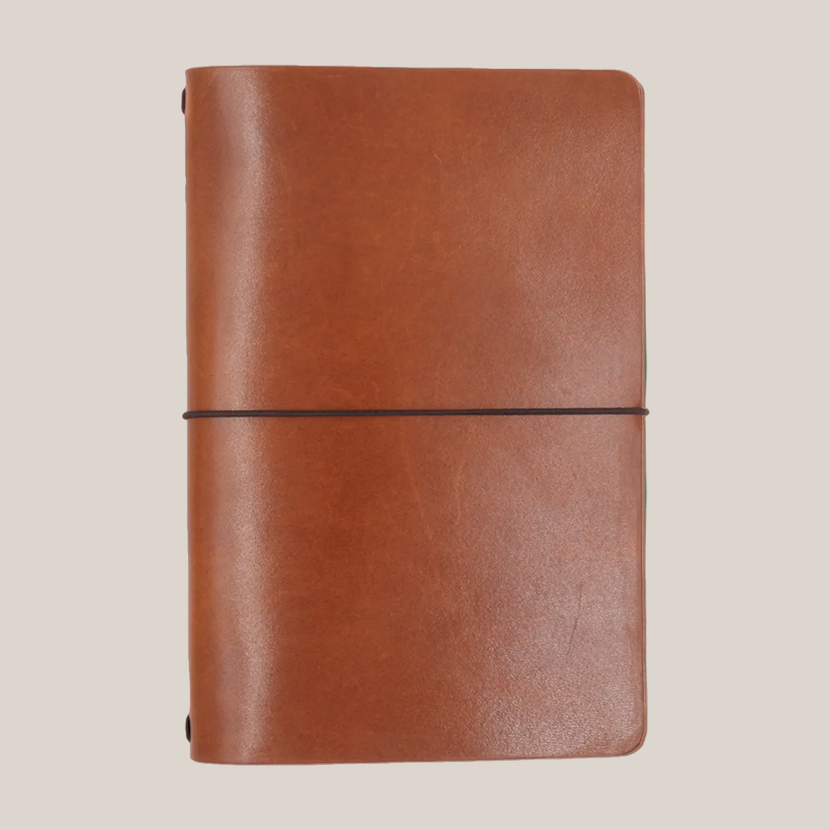 Refillable Leather Journal with Elastic Bands