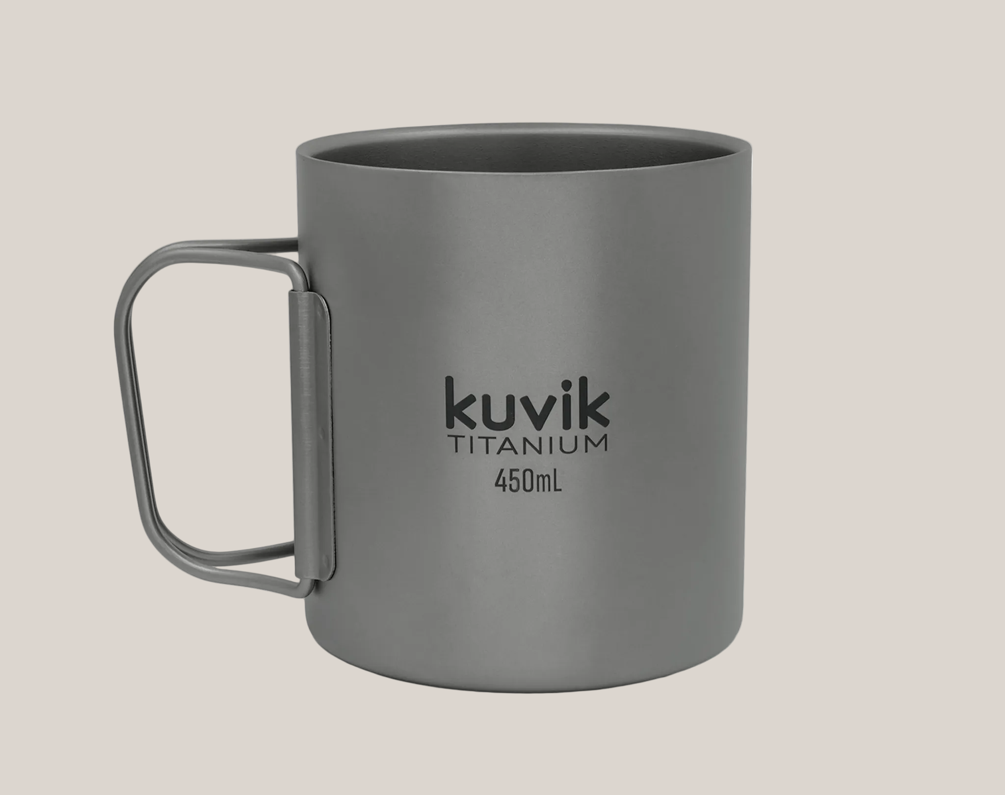 Kuvik 450ml Doubled-Walled Titanium Mug