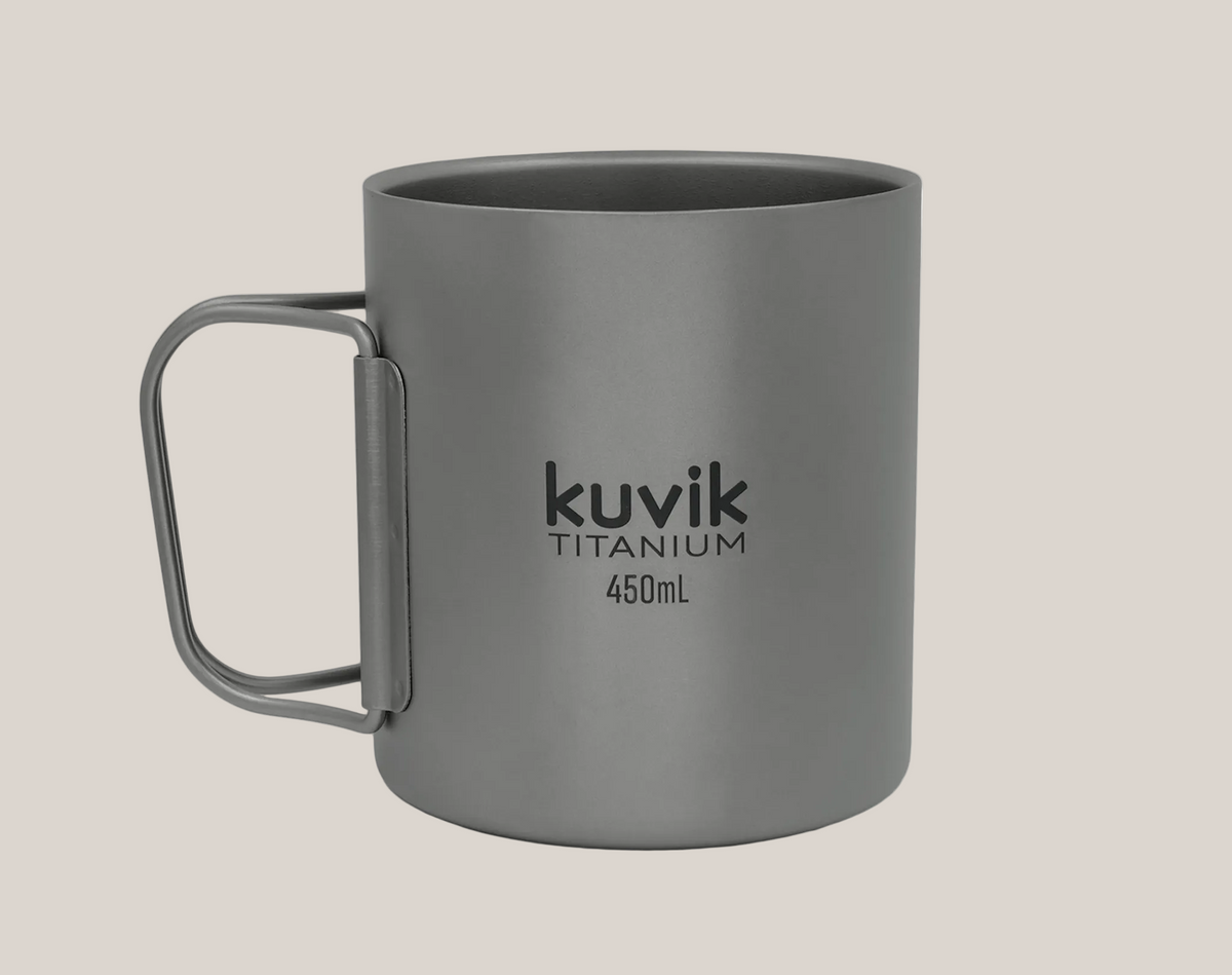 Kuvik 450ml Doubled-Walled Titanium Mug