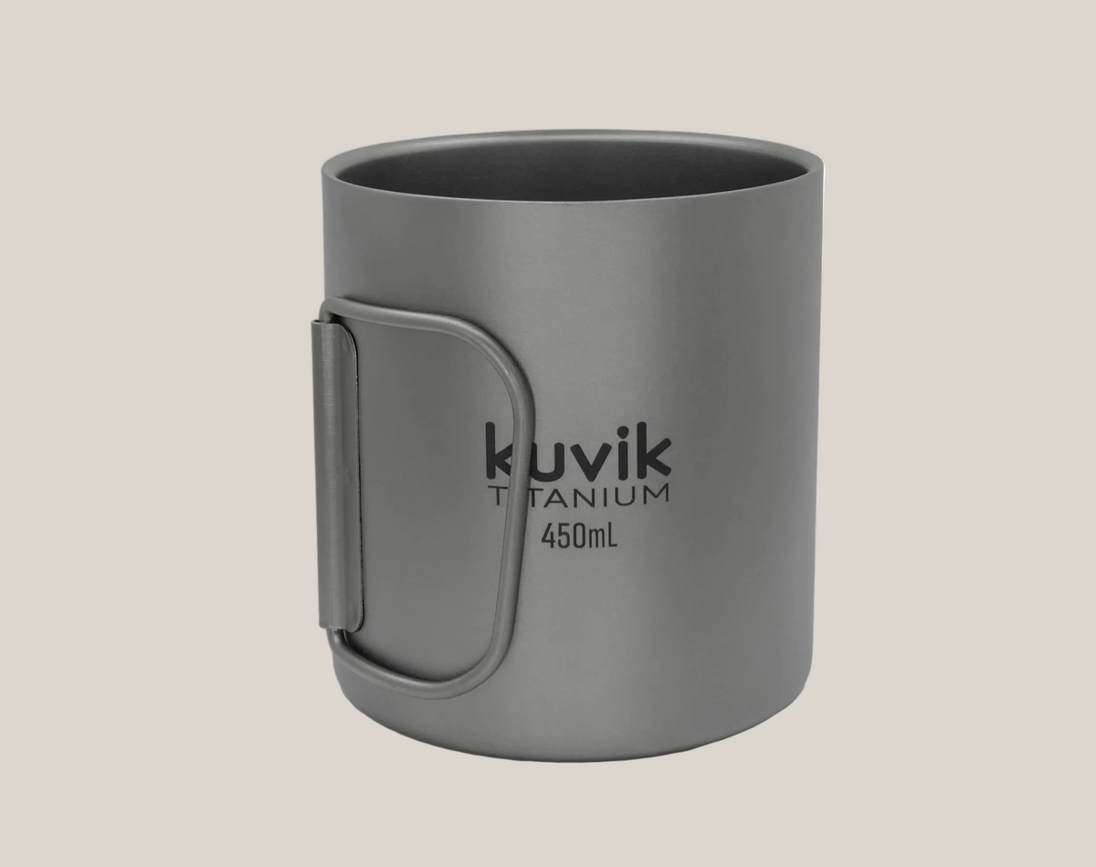 Kuvik 450ml Doubled-Walled Titanium Mug