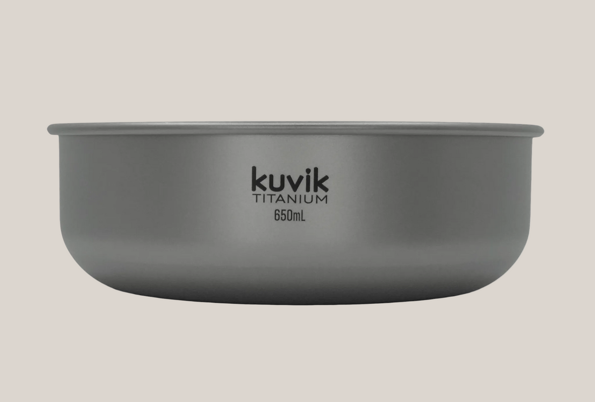 Kuvik 650ml Titanium Bowl