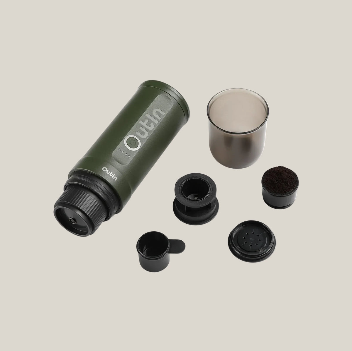 Nano Portable Espresso Machine (Forest Green)