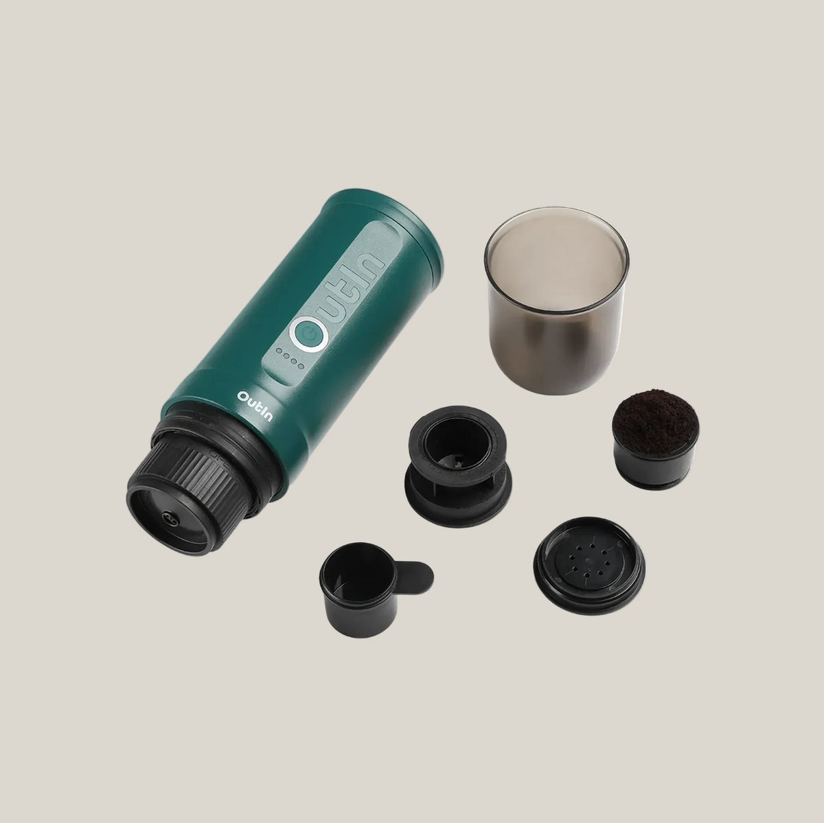 Nano Portable Espresso Machine (OutIn Teal)